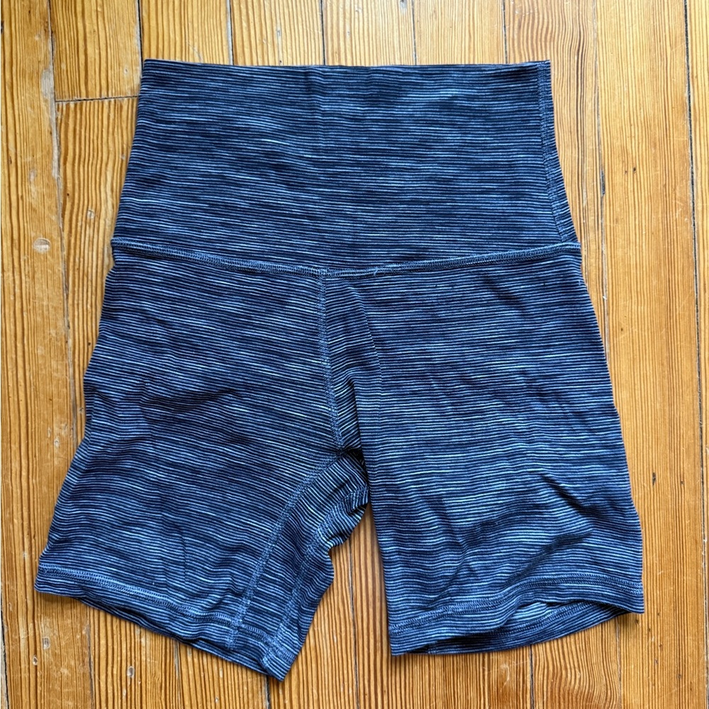 Lululemon Align Shorts 6” - Wee Are From Space Dark Carbon Ice Grey 2